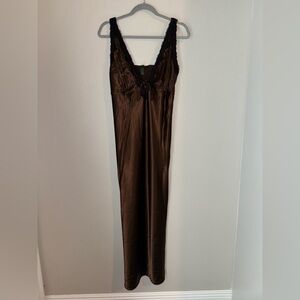 Wild Fable Brown Lace Dress